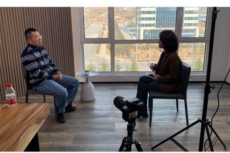 艾訊總經理接受山東省機器人產業園匯客廳欄目專訪